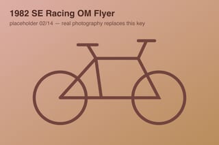 1982 SE Racing OM Flyer — photo 2