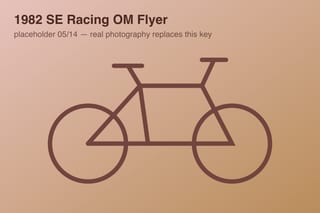 1982 SE Racing OM Flyer — photo 5