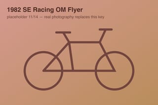 1982 SE Racing OM Flyer — photo 11