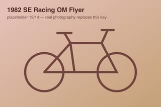 1982 SE Racing OM Flyer — photo 13