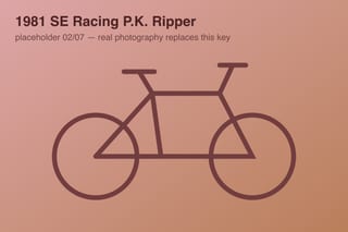 1981 SE Racing P.K. Ripper — photo 2