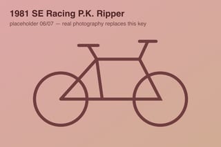 1981 SE Racing P.K. Ripper — photo 6